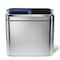 Simplehuman 20 Liter Dual Compartment Slim Open Top Recycling Trash Can, Heavy Gauge Brushed Stainless Steel CW1470 - alternate 5